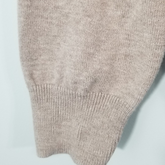 JoS A Bank Traveler Knit Sweater. 1/4 Zip, Ribbed Trim, High Collar Size XL. - Picture 2 of 6